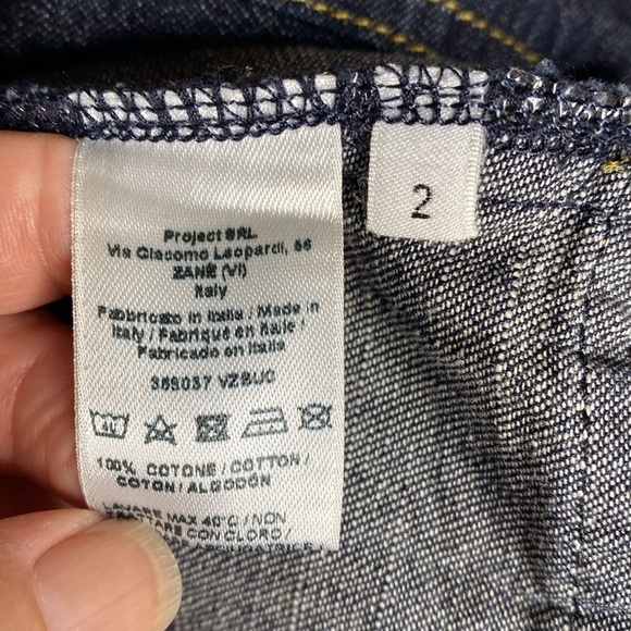 Tomas Maier Denim Snap Shirt Dress with‎ Patch Pockets - Picture 6 of 6